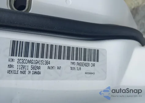 2016 Chrysler 300 Limited z USA, uszkodzony, nr VIN 2C3CCAAG1GH151364